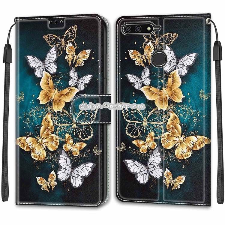 For Huawei Y6 2018 / Honor 7A Voltage Colored Drawing Magnetic Clasp Horizontal Flip PU Leather Case with Holder & Card Slots