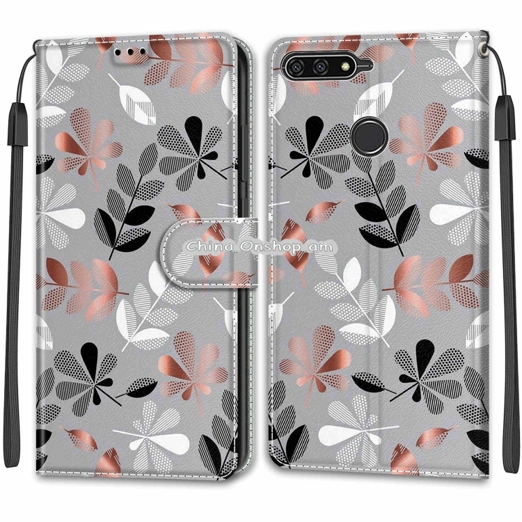 For Huawei Y6 2018 / Honor 7A Voltage Colored Drawing Magnetic Clasp Horizontal Flip PU Leather Case with Holder & Card Slots