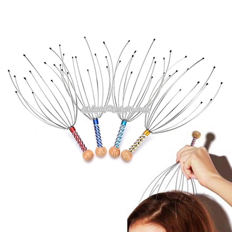 2PCS Octopus Massage Claw Stress Release Head Massager