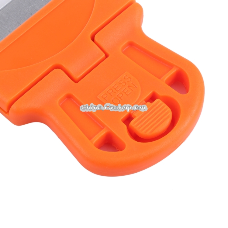 Glue Remover Squeegee Sticker Cleaner Plastic Handle Scraper