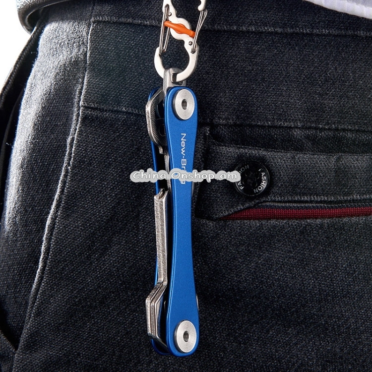 New Bring Mini Keychain Emergency Tool Multifunctional Portable Car Accessories Metal Key Storage Device