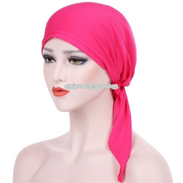 Curved Two Tail Wrap Cap Turban Hat Curved Two Tail Wrap Cap Turban Hat