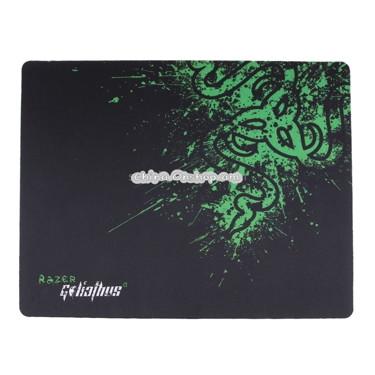 Extended Large Slim Anti-Slip Razer Pattern Soft Rubber Smooth Cloth Surface Game Keyboard Mouse Pad Mat, Size: 317 x 244 x 2 mm