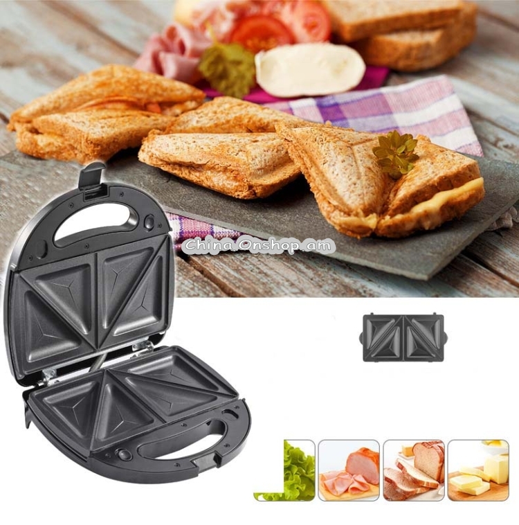 3 in 1 Sandwich Maker Multi-Function Waffle Maker Panini Breakfast Maker