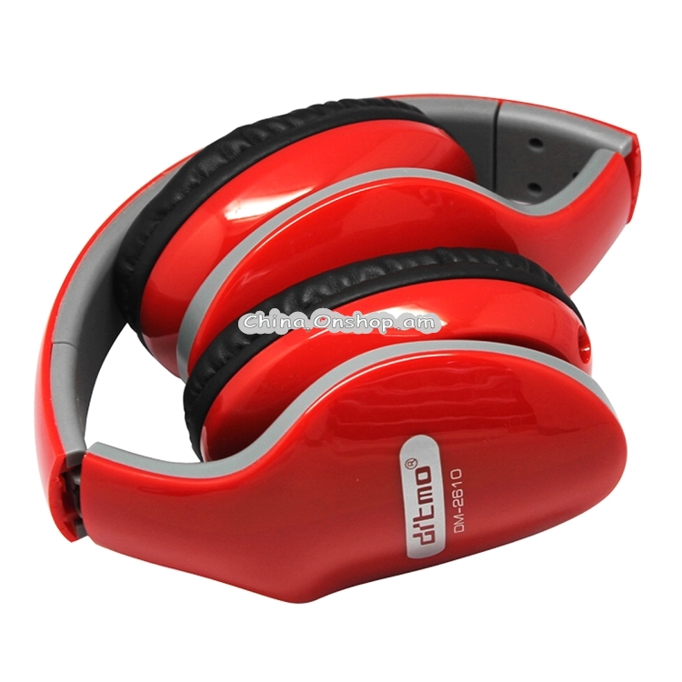 Ditmo DM-2610 Foldable Stereo Music Headphones (Headphone Cable Length 1.2 Meters)
