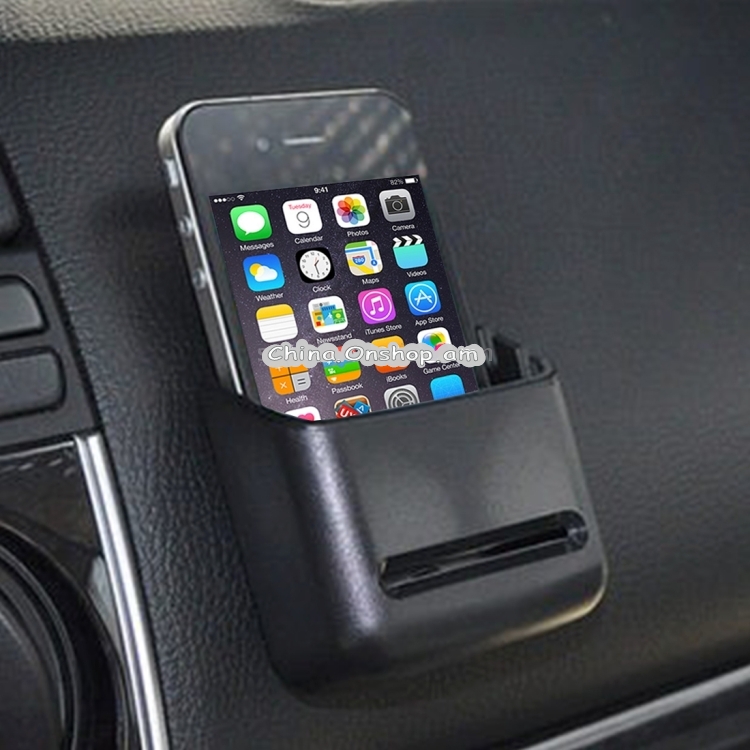 SHUNWEI Car Storage Bag Multi-use Tools Organizer Boxes Car Storage Box Bonded Phone Holder