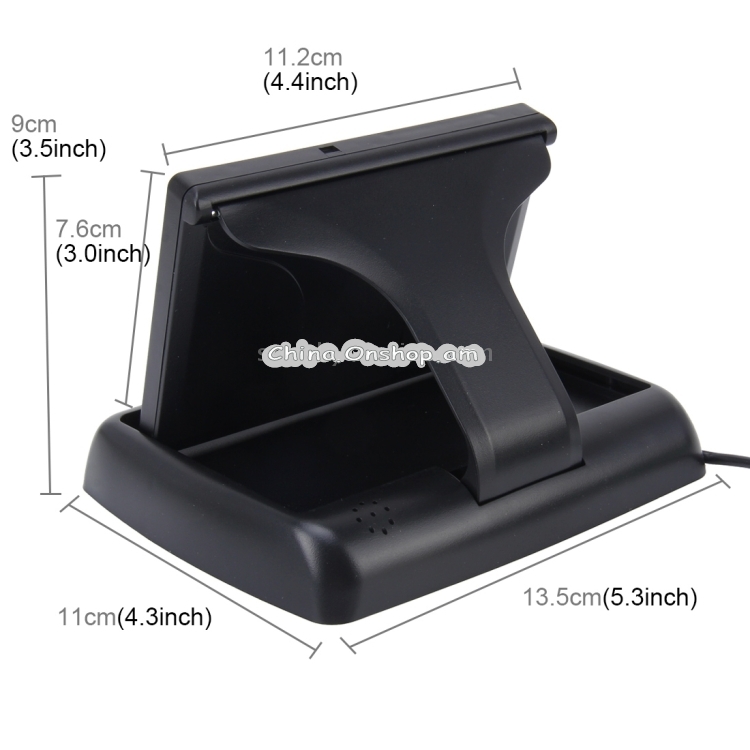 Foldable 4.3 inch Digital TFT LCD Car High Definition Monitor, Support Reverse Automatic Screen Function