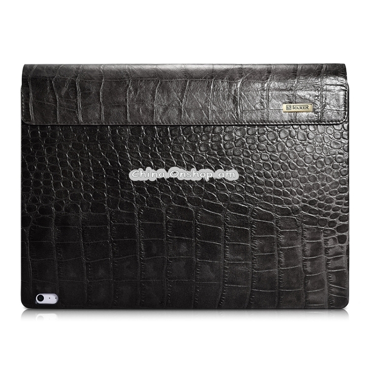 For Microsoft Surface Book 2 / 3 (i7 CPU) ICARER Crocodile Texture Leather Laptop Protective Case