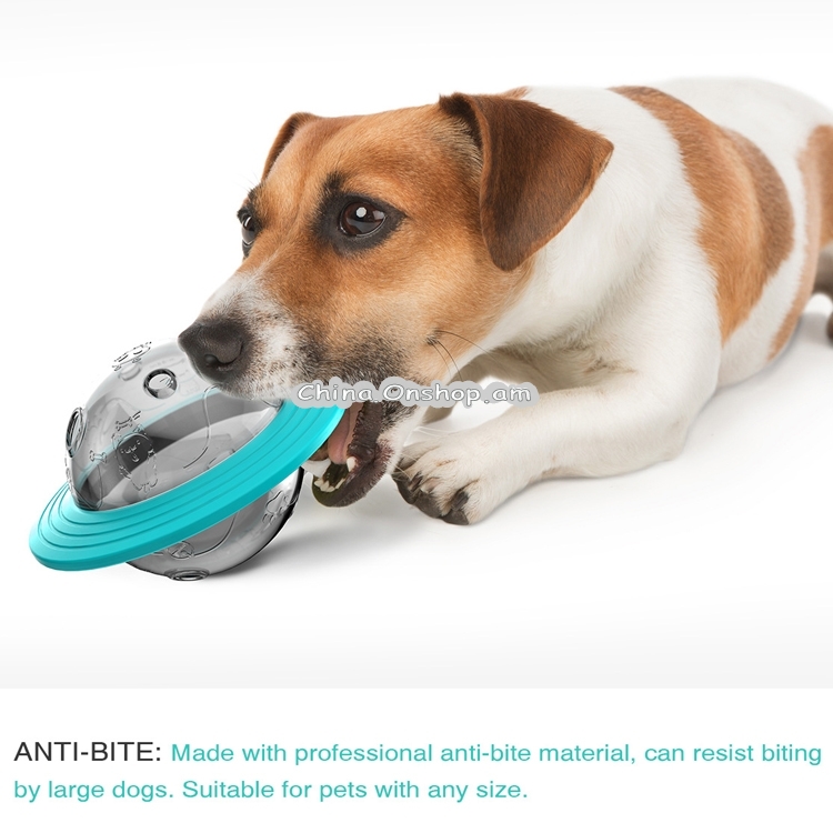 XQ-01 Bite Resistant Dog Toy Flying Pan Saucer Leakage Ball