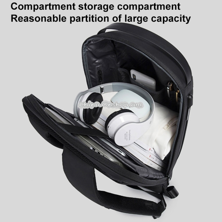 Bange BG-7225 Men Waterproof Anti-theft Backpack, Size: 48 x 32 x 15cm