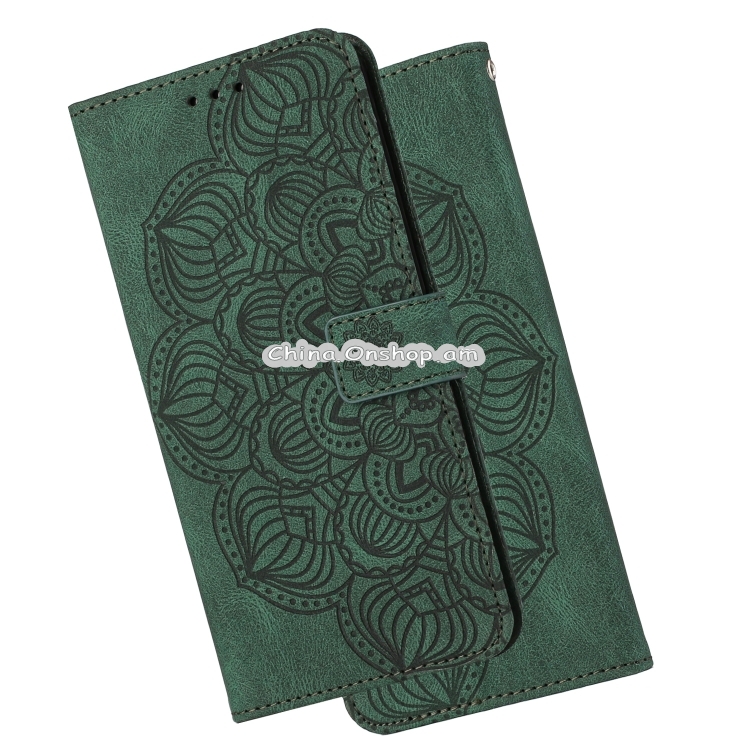 For Xiaomi Redmi 10C Mandala Embossed Flip Leather Phone Case