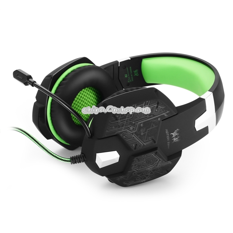 KOTION EACH G1000 Professional 3.5mm Plug Bass Stereo Gaming Headphone with Microphone & Colorful LED Light