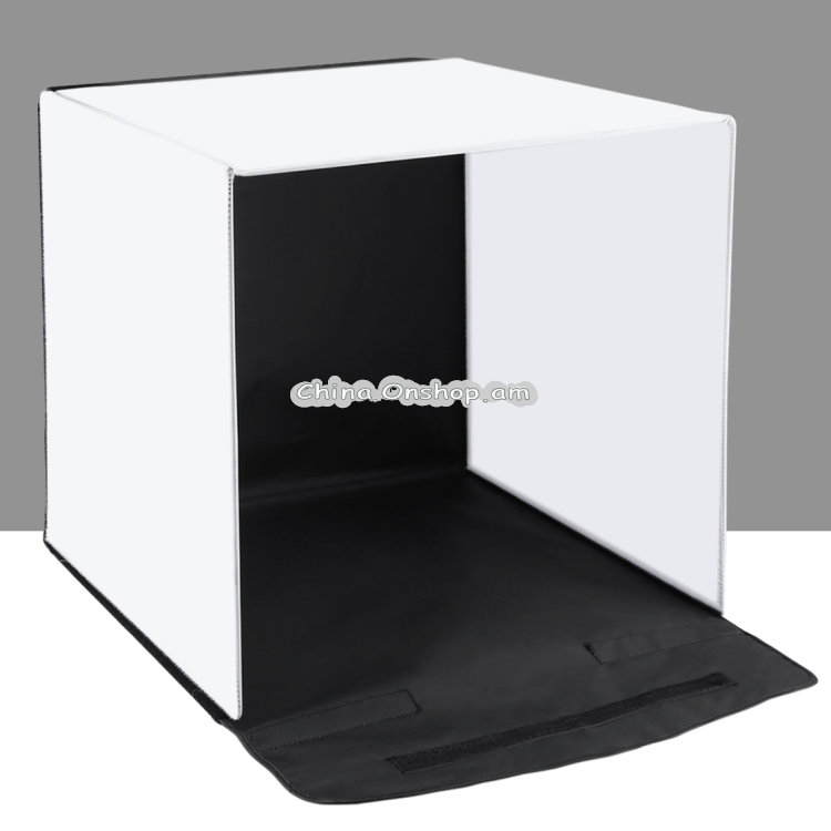 PULUZ 40cm Photo Softbox Portable Folding Studio Shooting Tent Box Kits with 5 Colors Backdrops (Red, Orange, Blue, White, Black), Size: 40cm x 40cm x 40cm