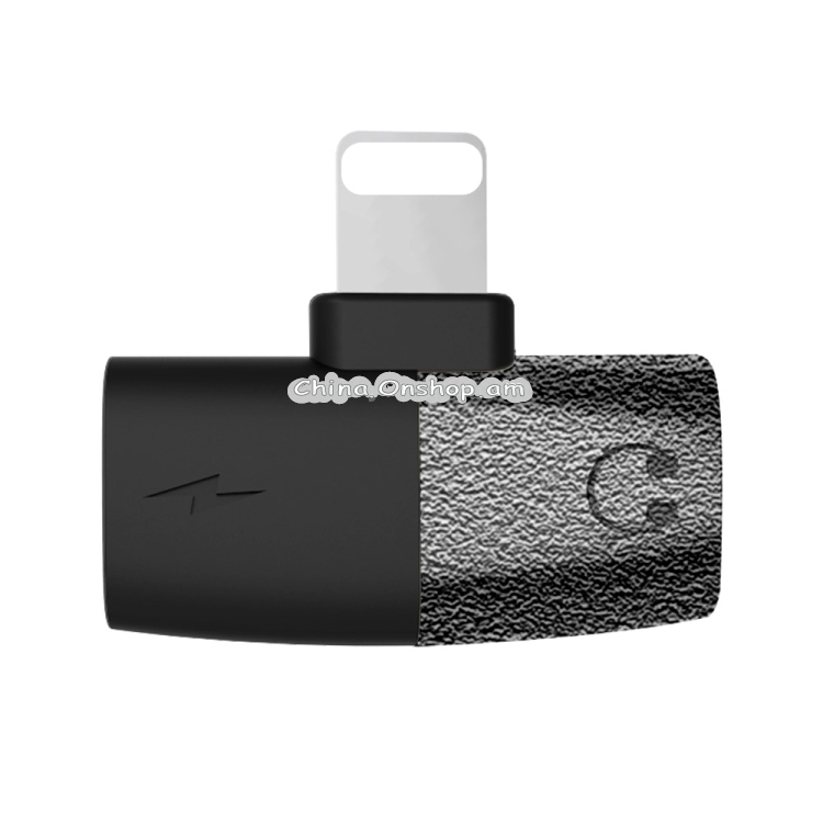 Q26 4 in 1 8 Pin + 8 Pin Female to 8 Pin Male Music + Wired Control + Call + Charging Aluminum Alloy Audio Adapter
