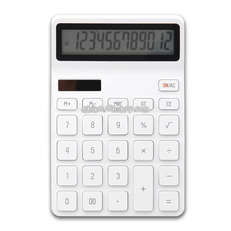 Original Xiaomi Mijia Rice Calculator 12-bit LED Display ABS Material 6 Degree Angle