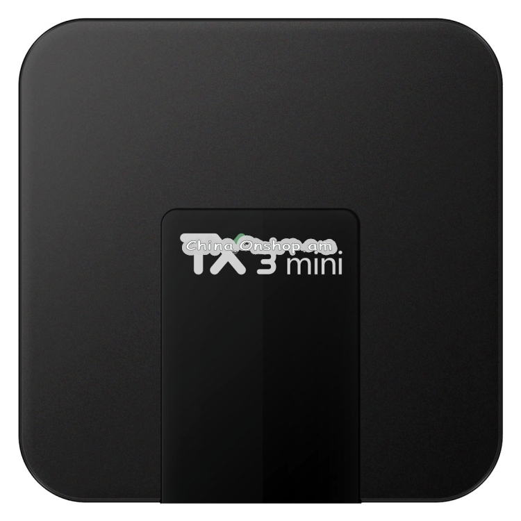 TX3 Mini 4K*2K Display HD Smart TV BOX Player with Remote Controller, Android 7.1 OS Amlogic S905W up to 2.0 GHz, Quad core ARM Cortex-A53, RAM: 2GB DDR3, ROM: 16GB, Supports WiFi & TF & AV In & DC In