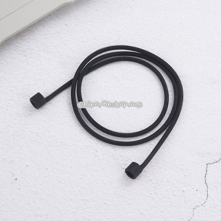 Wireless Bluetooth Earphone Anti-lost Strap Silicone Unisex Headphones Anti-lost Line for Apple AirPods, Cable Length: 60cm