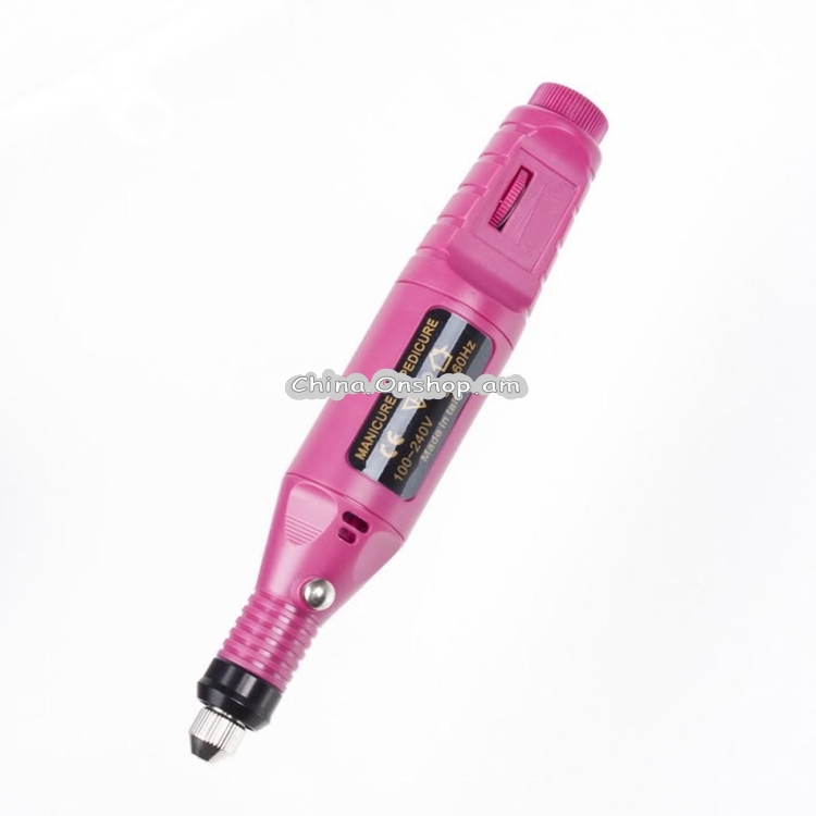 3 Sets Professional Electric Manicure Machine Pen with 6 Grinding Bits EU Plug