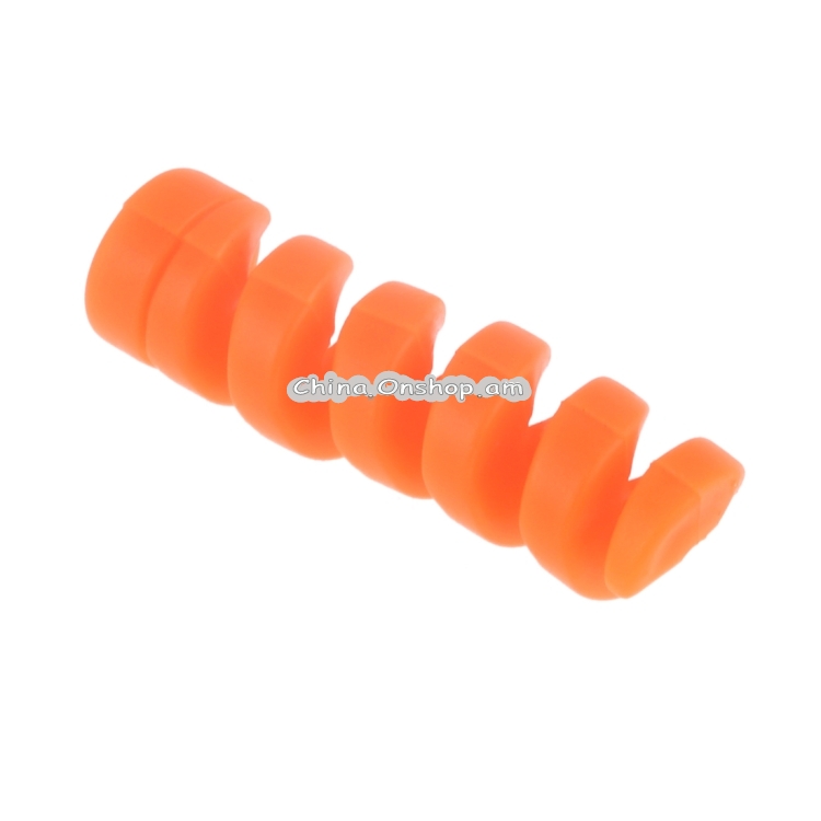 Spring Style Headphone Wire Data Cable Protection Cover Winder Cord Wrap Organizer