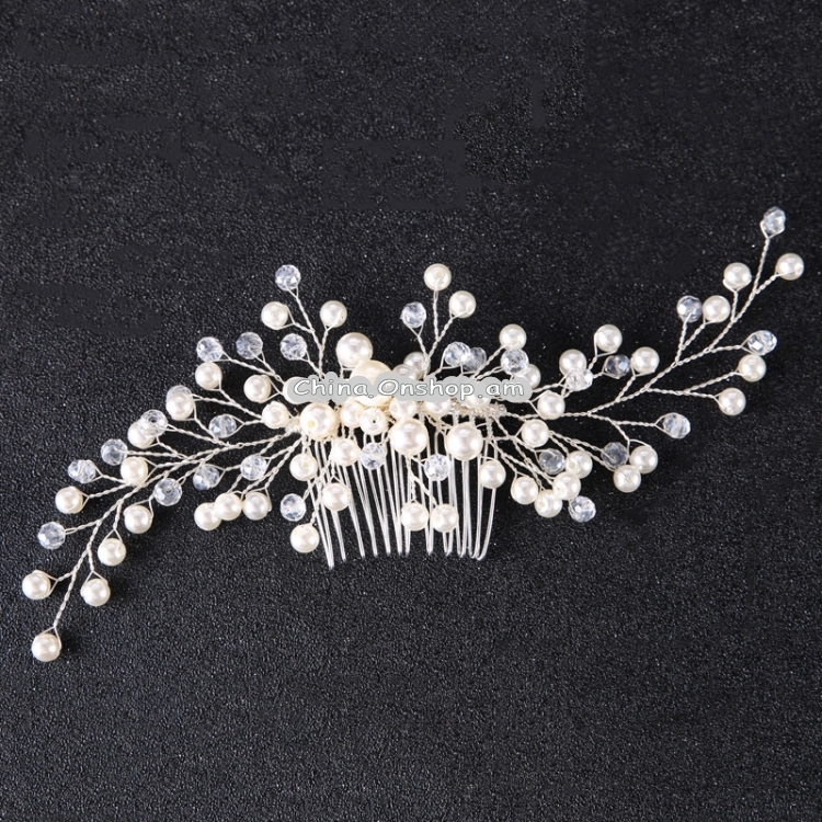 Bridal Hair Ornaments Fashion Hairwear Wedding Hair Accessories Comb Headpiece Headdress Head Decoration Pin