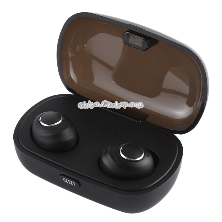 X8 TWS Outdoor Sports Portable In-ear Bluetooth V5.0 Earphone with Charging Box(Black)