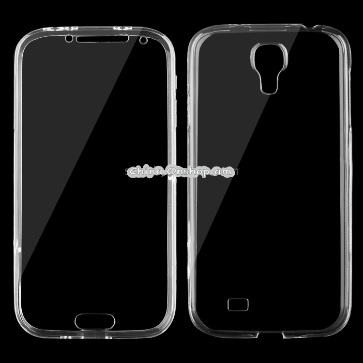 For Galaxy S4 / i9500 0.75mm Double-sided Ultra-thin Transparent TPU Protective Case(Transparent)