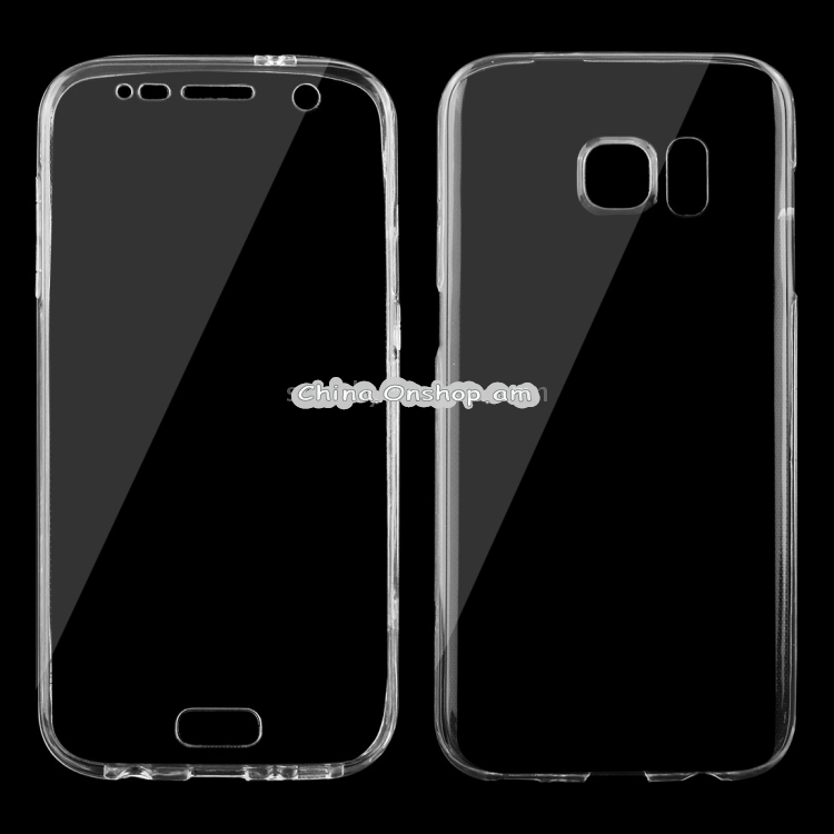 For Galaxy S7 / G930 0.75mm Double-sided Ultra-thin Transparent TPU Protective Case(Transparent)