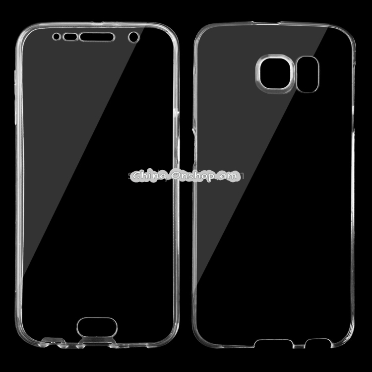 For Galaxy S6 / G920 0.75mm Double-sided Ultra-thin Transparent TPU Protective Case(Transparent)