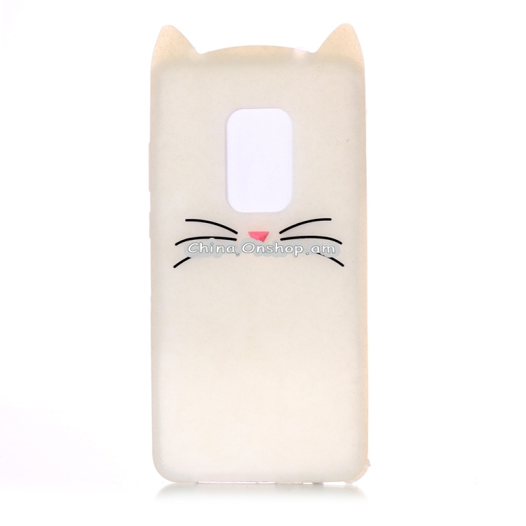 Cat Whiskers Pattern Silicone Protective Case for Huawei Mate 20