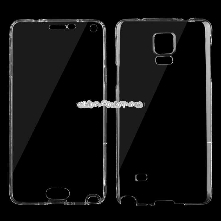 For Galaxy Note 4 / N910 0.75mm Double-sided Ultra-thin Transparent TPU Protective Case (Transparent)