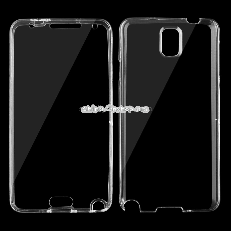 For Galaxy Note 3 / N900 0.75mm Double-sided Ultra-thin Transparent TPU Protective Case (Transparent)